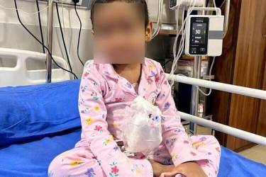 Baby Vaani 4 Years old. blood cancer called B-cell